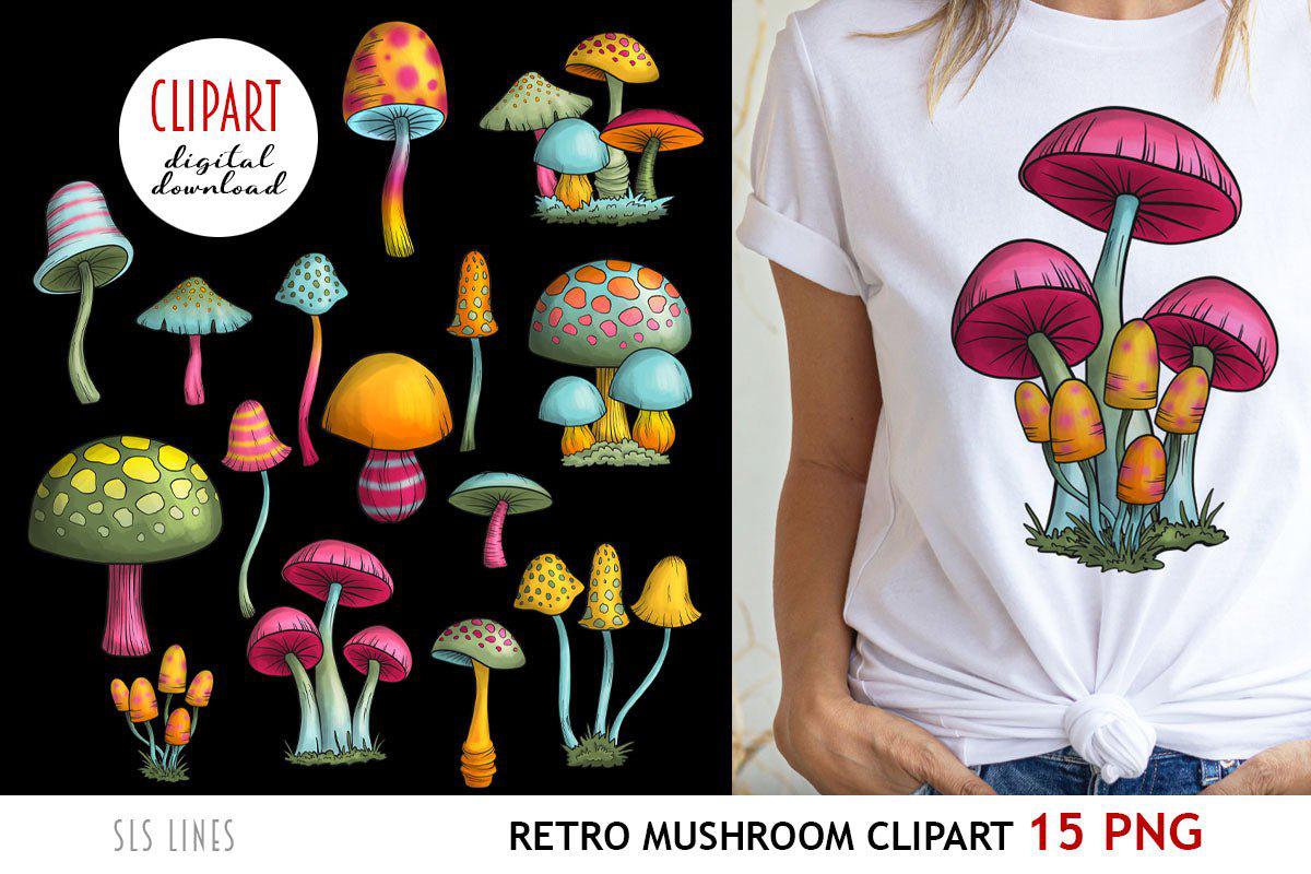 Mushroom PNG Designs for T Shirt & Merch