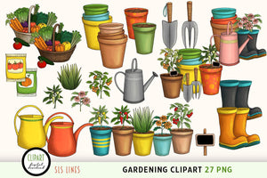 clipart vegetables garden